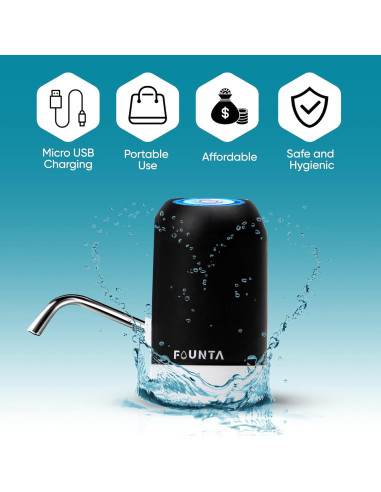 Dispensador de Agua Eléctrico Founta Life 5 Galones Portátil