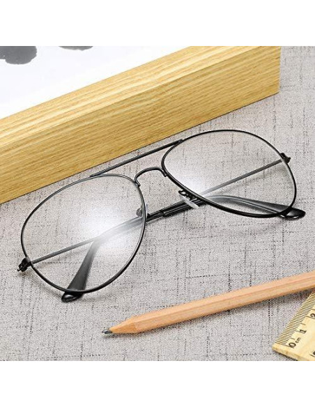 Gafas de Aviador AISSWZBER Lente UV400 Clásico Metal Gafas de Aviador AISSWZBER Lente UV400 Clásico Metal
