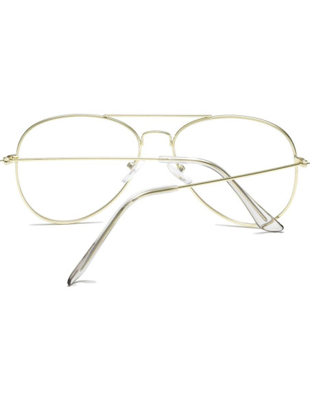 Gafas de Aviador AISSWZBER Lente UV400 Marco Metálico Gafas de Aviador AISSWZBER Lente UV400 Marco Metálico