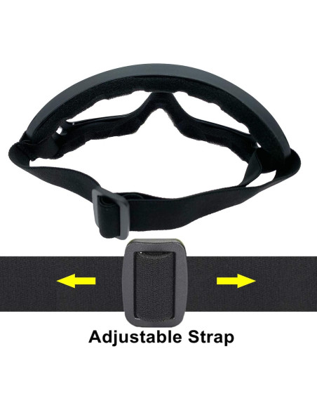 Gafas de Motocicleta LJDJ con 4 Máscaras Transpirables Gafas de Motocicleta LJDJ con 4 Máscaras Transpirables