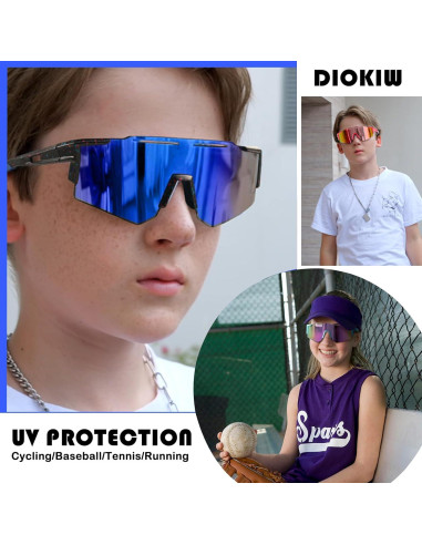 Gafas de sol polarizadas DioKiw para niños UV400 - 3 colores