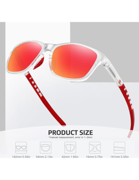 Gafas de sol deportivas MEETSUN polarizadas UV400 unisex Gafas de sol deportivas MEETSUN polarizadas UV400 unisex