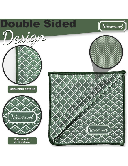 Paño de limpieza microfibra WESERWEF 30x30 cm ultra suave Paño de limpieza microfibra WESERWEF 30x30 cm ultra suave