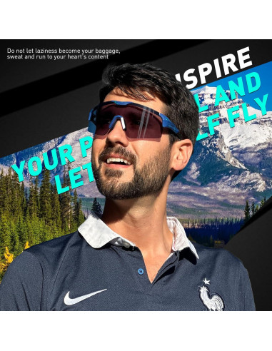 Gafas de Ciclismo KAPVOE Fotoquímicas UV400 Ajustables