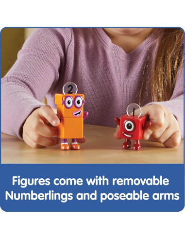 Aventura en Bicicleta Numberblocks Uno y Dos - Juguete Educativo