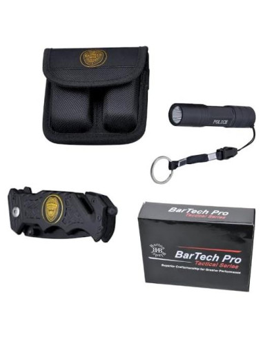 Juego de Cuchillo de Supervivencia y Linterna Barton Outdoor