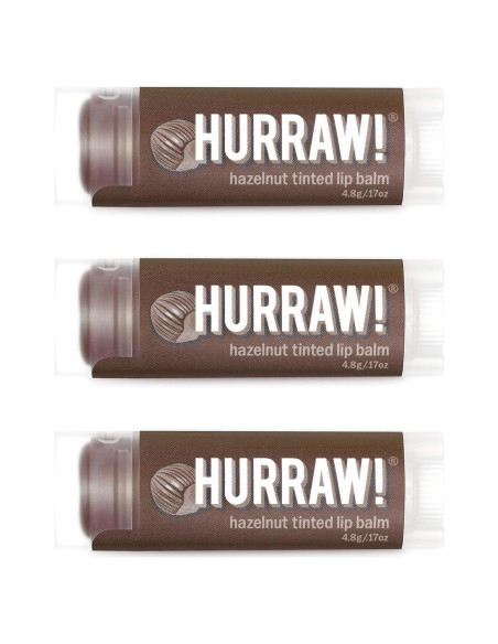 Bálsamo Labial Tinte de Avellana Hurraw! - Paquete de 3 Bálsamo Labial Tinte de Avellana Hurraw! - Paquete de 3