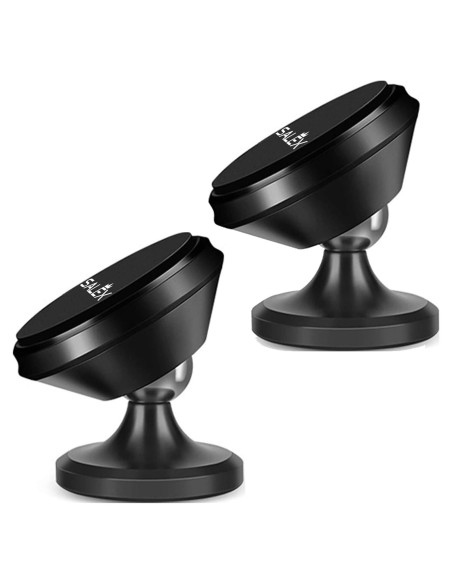Soporte Magnético SALEX para Teléfono de Coche 2 Paquete Negro Soporte Magnético SALEX para Teléfono de Coche 2 Paquete Negro