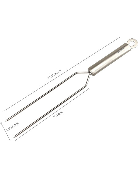 Tenedor de Carving Kakamono 33 cm Acero Inoxidable BBQ Tenedor de Carving Kakamono 33 cm Acero Inoxidable BBQ