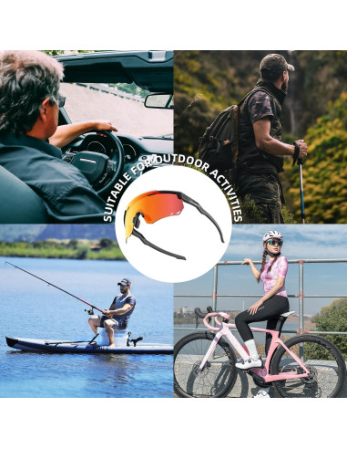 Gafas de Ciclismo ROCKBROS Polarizadas UV para Adultos