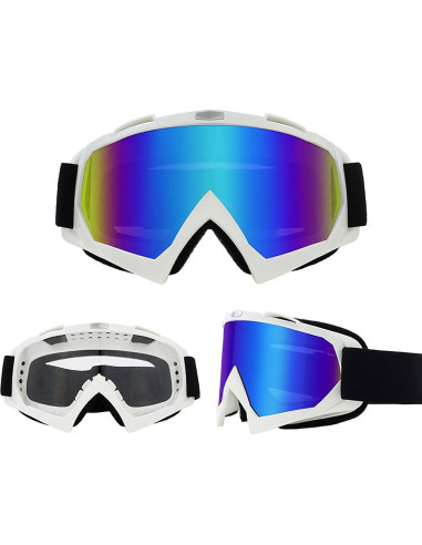 Gafas de Motocross Immoono con Balaclava y Lentes HD