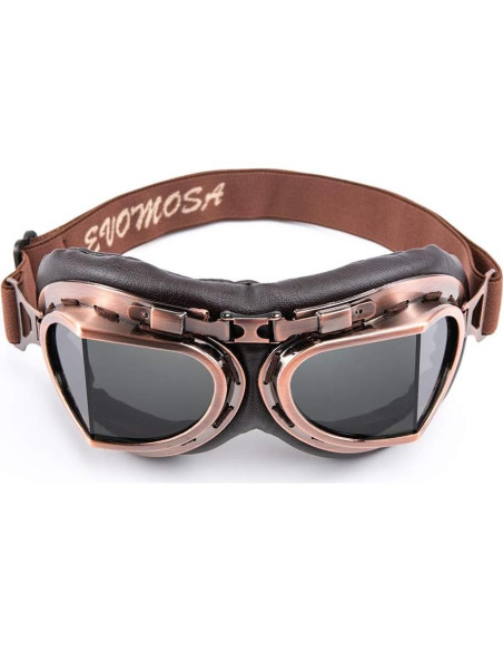 Gafas de Motocicleta Evomosa MG55 Vintage para Casco Gafas de Motocicleta Evomosa MG55 Vintage para Casco