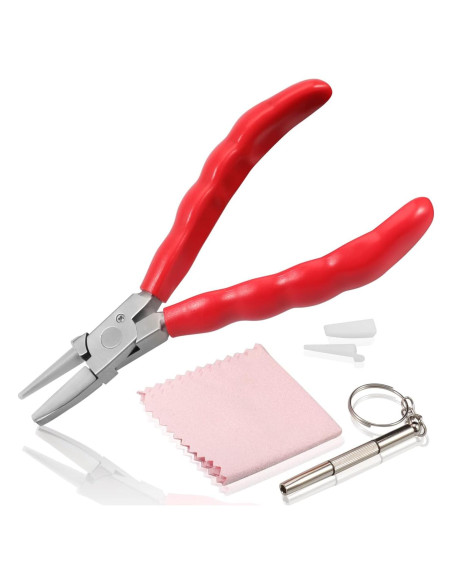 Pinzas de media ronda LEONTOOL 15,24 cm con destornillador Pinzas de media ronda LEONTOOL 15,24 cm con destornillador