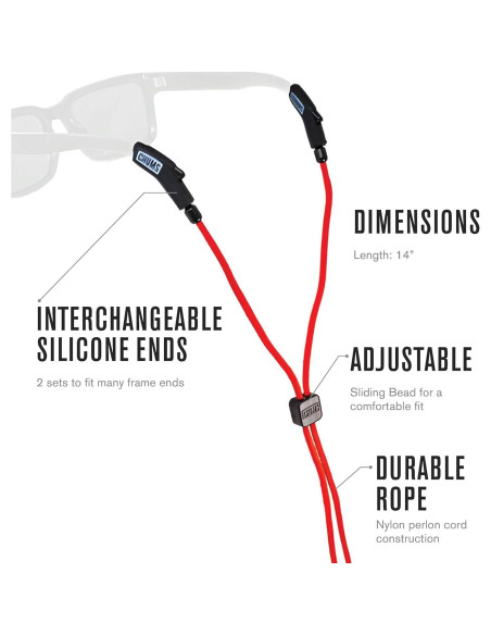 Retenedor de Gafas Chums Ripcord 3mm Ajustable Unisex Retenedor de Gafas Chums Ripcord 3mm Ajustable Unisex