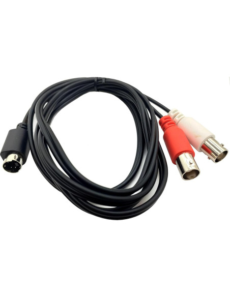 Cable divisor S-Video 4 pines a BNC MTUERANC 1.5m Cable divisor S-Video 4 pines a BNC MTUERANC 1.5m