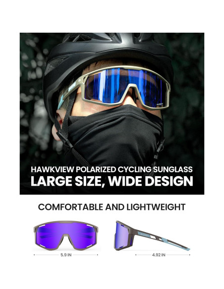 Gafas de sol OutdoorMaster Hawkview polarizadas UV400 Gafas de sol OutdoorMaster Hawkview polarizadas UV400