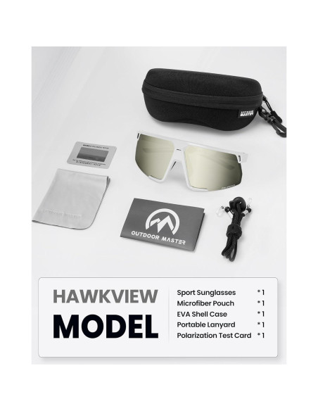 Gafas de sol OutdoorMaster HawkView polarizadas UV400 Gafas de sol OutdoorMaster HawkView polarizadas UV400