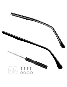 Patas de Gafas de Metal Gatuida Reemplazo Universal 13.5cm