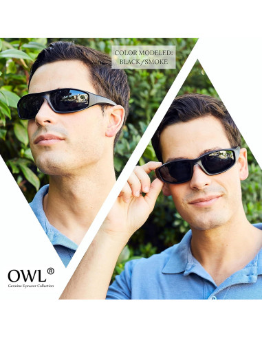 Juego de 3 Gafas de Sol para Motocicleta UV400 - Unisex