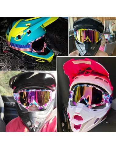 Gafas de Motocross YOHOG Modelo YO-FALG UV400 Antivaho