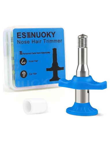 Eliminador de Vello Nasal y Auricular Esznuoky Manual Azul