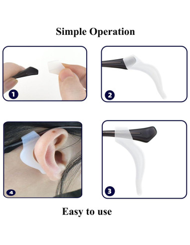 Gafas Antideslizantes KECHIO con Ganchos de Silicona