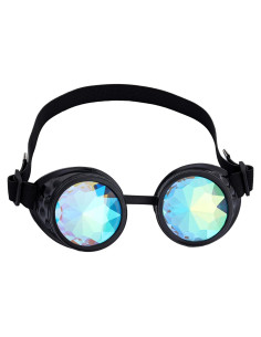 Gafas de Kaleidoscopio Steampunk Lelinta Ajustables para Fiesta