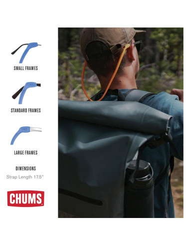 Retenedor de Gafas Chums Switchback Silicona Ligera
