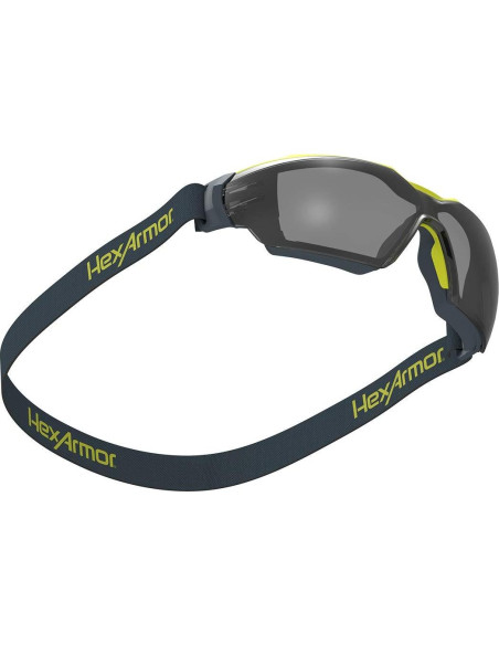 Gafas de seguridad HexArmor MX350 gris con cinta antiempañante Gafas de seguridad HexArmor MX350 gris con cinta antiempañante