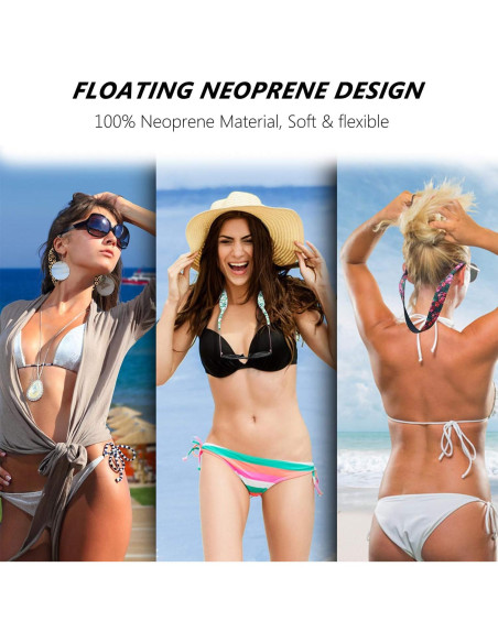Correas para Gafas de Sol YR Floral Neopreno 3 Paquetes Correas para Gafas de Sol YR Floral Neopreno 3 Paquetes