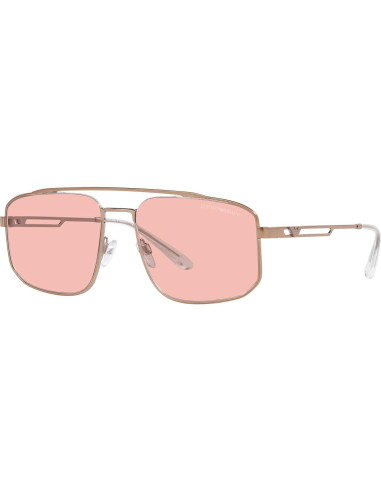 Gafas de sol Emporio Armani EA2139 Rectangulares Oro Rosa