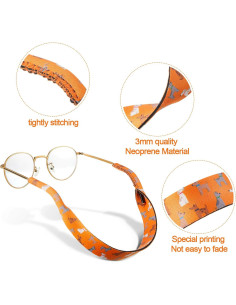 Correa para Gafas Niños Weewooday 6 Piezas Antideslizante 2