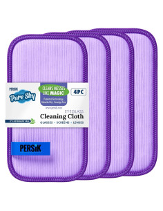 Paño Limpiador de Gafas Pure-Sky - Microfibra Ultra - 4 Pzas