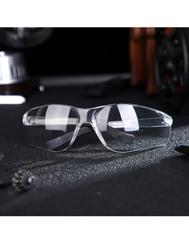 Queekay 30 Pares de Gafas de Seguridad Unisex Policarbonato