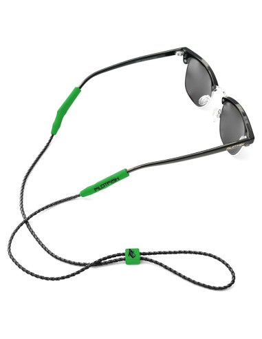 Correa de Gafas de Cuero Pilotfish - Ajustable Unisex Verde