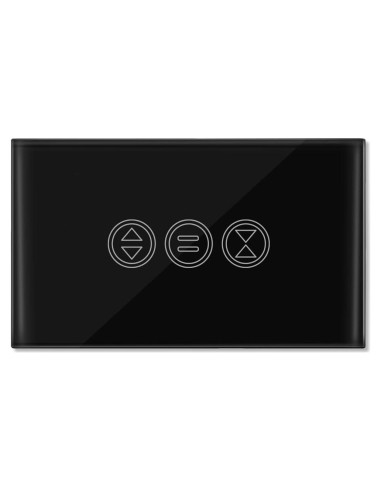 Interruptor WiFi ZMIN para Cortinas Motorizadas - Estilo Negro