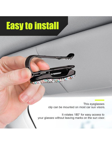 Soporte Brillante para Gafas de Sol Dickno - 2 Piezas Universal