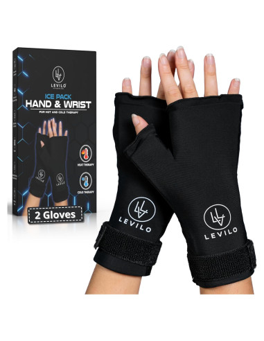 LEVILO Funda de Hielo para Muñeca Talla Única 2 Pcs