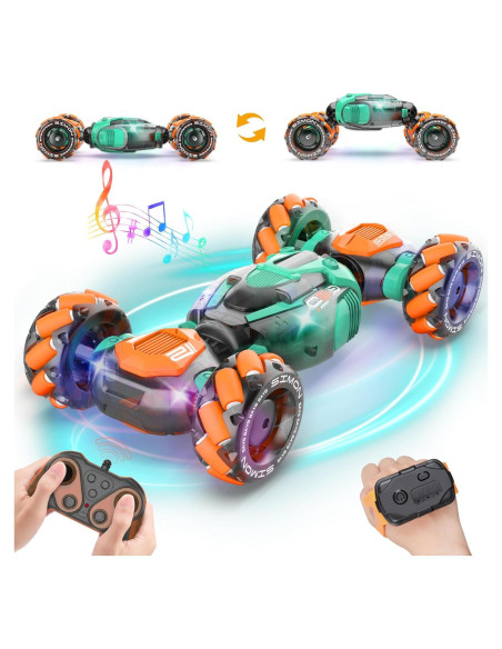 Coche Acrobático RC Dysaim con Detección de Gestos 4WD Coche Acrobático RC Dysaim con Detección de Gestos 4WD