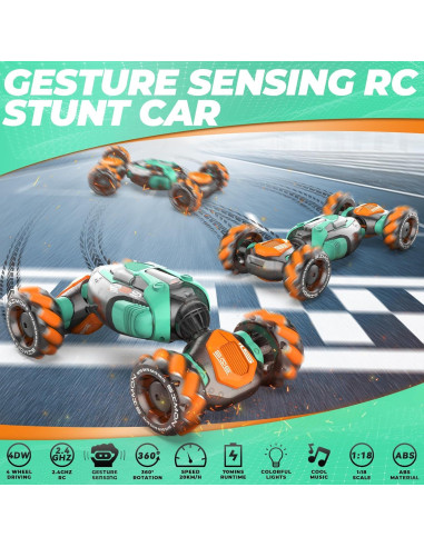 Coche Acrobático RC Dysaim con Detección de Gestos 4WD