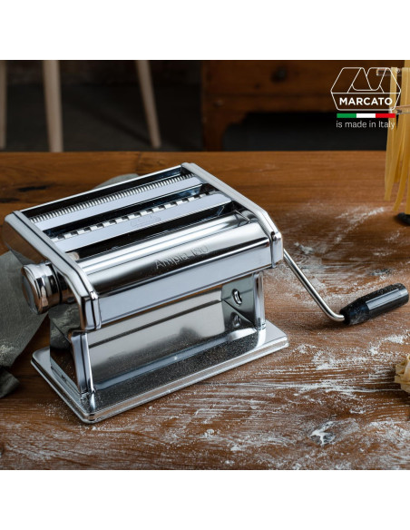 Máquina de Pasta Manual MARCATO Ampia 180 Hecha en Italia Máquina de Pasta Manual MARCATO Ampia 180 Hecha en Italia