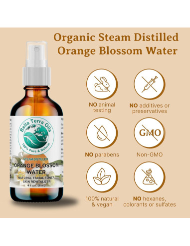 Agua de Flor de Naranjo Bella Terra 3.78L Refrescante Piel