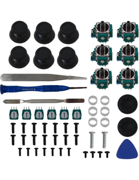 Kit de Reemplazo Joystick Analógico PS5 Misimain 6 Piezas Kit de Reemplazo Joystick Analógico PS5 Misimain 6 Piezas