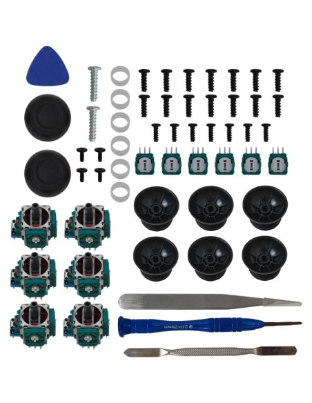 Kit Reemplazo Joystick PS5 Misimain 6 Piezas Reparación Kit Reemplazo Joystick PS5 Misimain 6 Piezas Reparación
