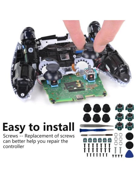 Kit Reemplazo Joystick Analógico 3D Misimain PS5 6 Piezas Kit Reemplazo Joystick Analógico 3D Misimain PS5 6 Piezas