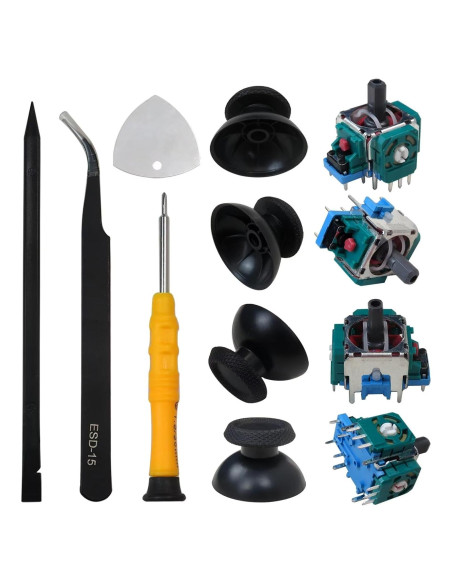 Kit de Reemplazo Joysticks para PS5 Misimain 4 Piezas Kit de Reemplazo Joysticks para PS5 Misimain 4 Piezas