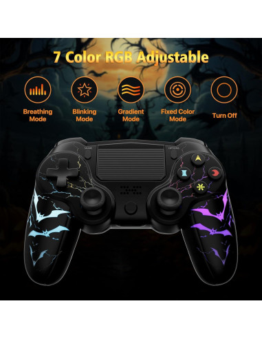 Controlador PS4 CHENGDAO Inalámbrico 2 Pack con Luz