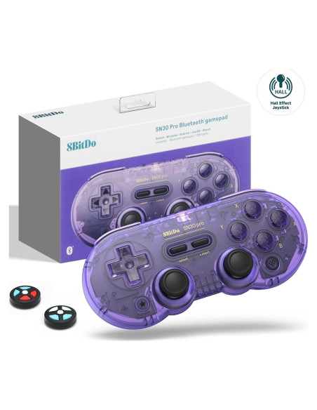 Controlador Inalámbrico 8Bitdo SN30 Pro Bluetooth Rumble Controlador Inalámbrico 8Bitdo SN30 Pro Bluetooth Rumble