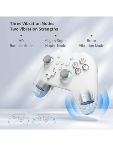Controlador GuliKit KK3 Max Inalámbrico para Switch y PC - Blanco Controlador GuliKit KK3 Max Inalámbrico para Switch y PC - Blanco
