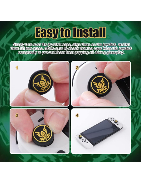 Tapas de Pulgar para Nintendo Switch NANANINO Ojos Amarillos Tapas de Pulgar para Nintendo Switch NANANINO Ojos Amarillos